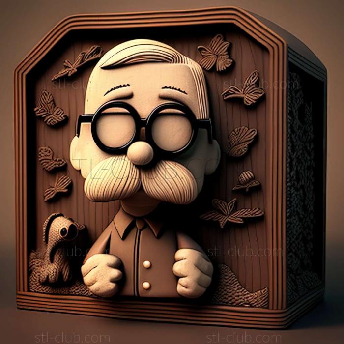 3D model Charles Schulz (STL)